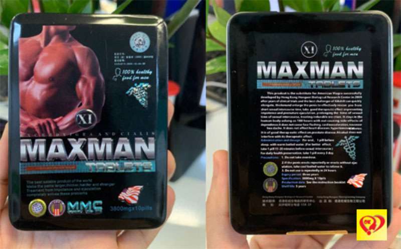 Hộp thuốc tăng cường sinh lý nam Maxman chính hãng Hộp thuốc tăng cường sinh lý nam Maxman chính hãng